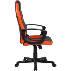 Silla de oficina Glendale negra/naranja