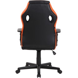 Silla de oficina Glendale negra/naranja