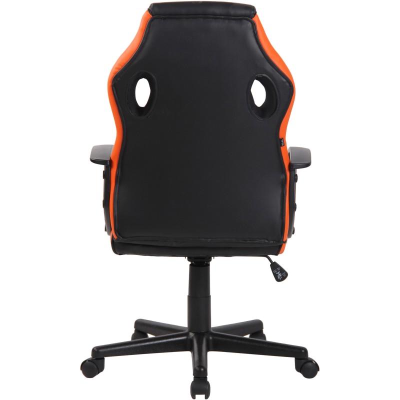 Silla de oficina Glendale negra/naranja