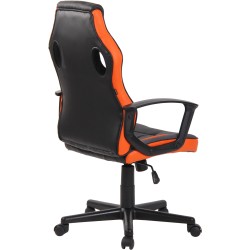 Silla de oficina Glendale negra/naranja