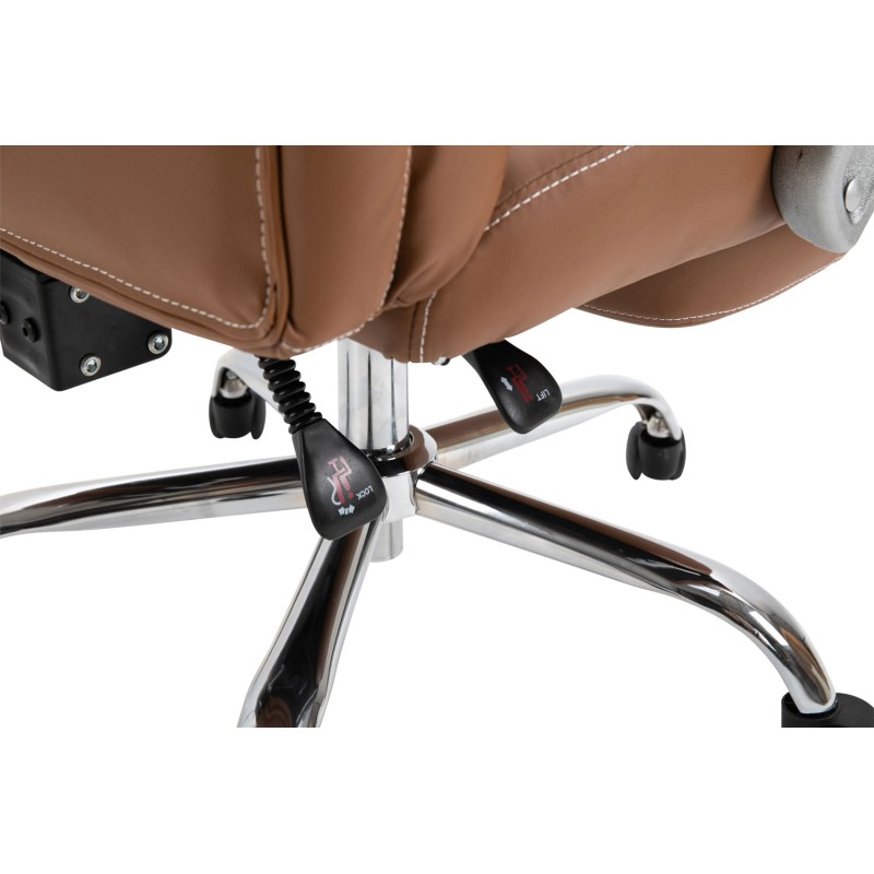 Silla de oficina Pacific marrón claro