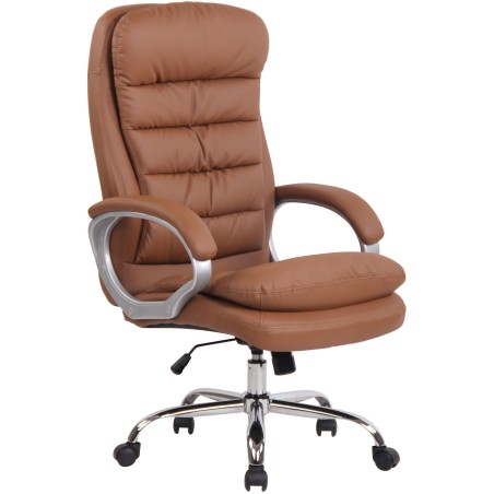 Silla de oficina BIG Vancouver marrón claro