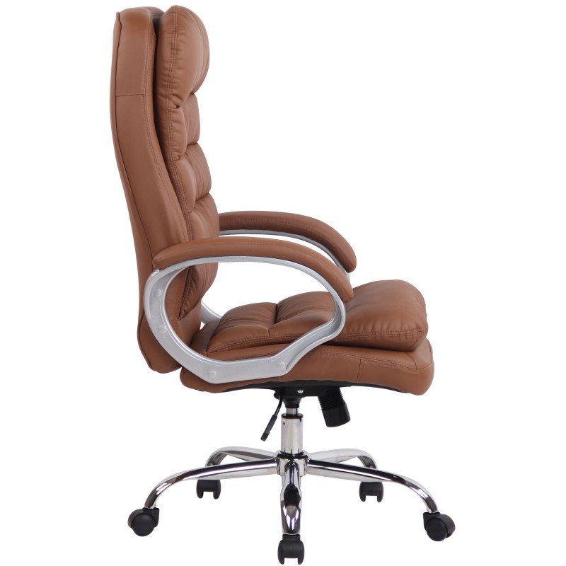 Silla de oficina BIG Vancouver marrón claro
