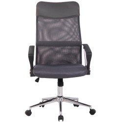 Silla de oficina gris Korba