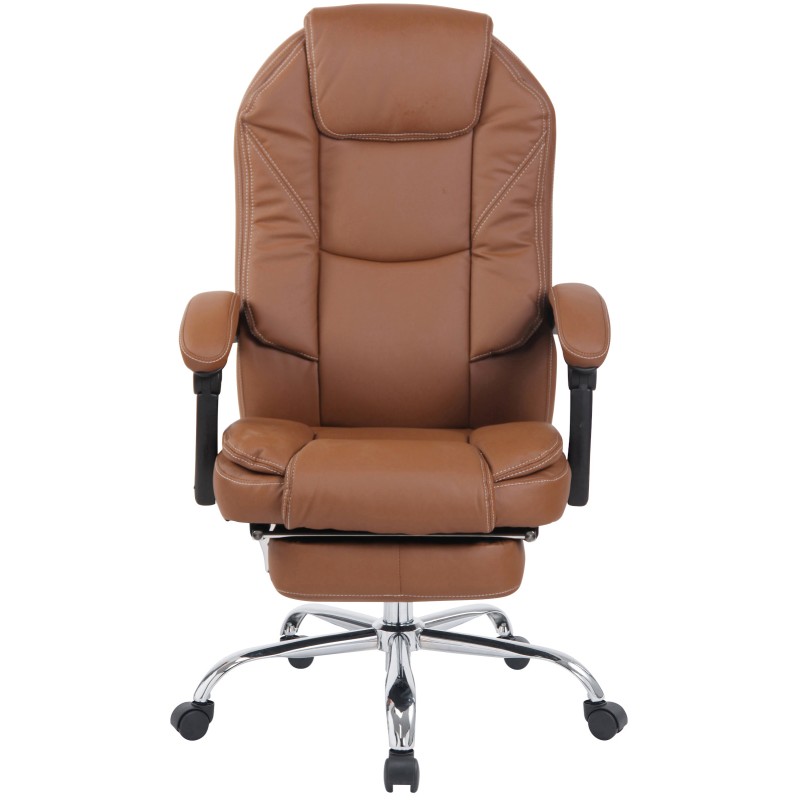 Silla de oficina Castle marrón claro