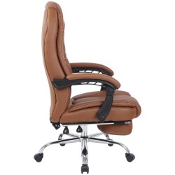 Silla de oficina Castle marrón claro