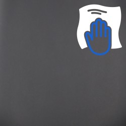 Silla de oficina Burbank en nogal/piel sintética negra