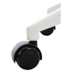 Silla de oficina Apolda, piel sintética naranja