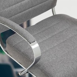Silla de oficina Oakland en tela gris