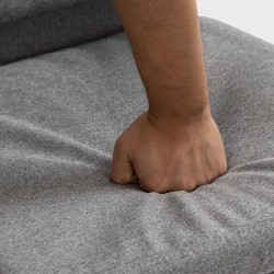 Silla de oficina Cleveland en tela gris