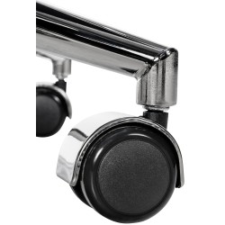 Silla de oficina Cleveland, cuero genuino, color crema