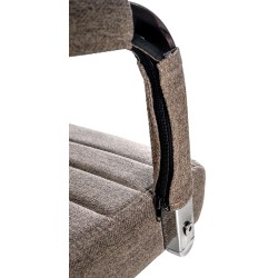 Silla de oficina Amadora en tejido color topo