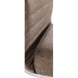 Silla de oficina Amadora en tejido color topo