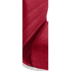 Silla de oficina Amadora en tela roja