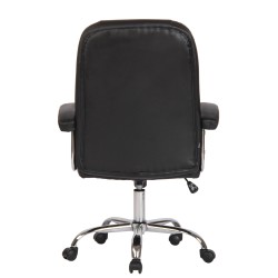 Silla de oficina negra Reedville