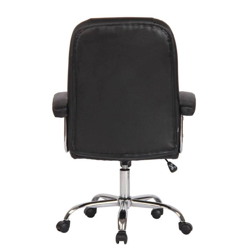 Silla de oficina negra Reedville