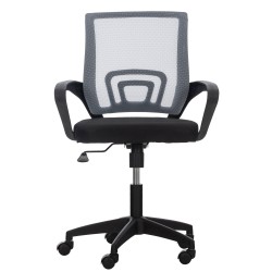 Silla de oficina gris castaño