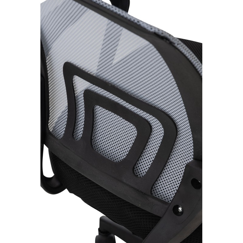 Silla de oficina gris castaño