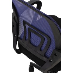 Silla de oficina color morado castaño rojizo