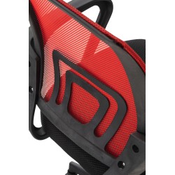 Silla de oficina color rojo castaño