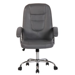 Silla de oficina gris Reedville