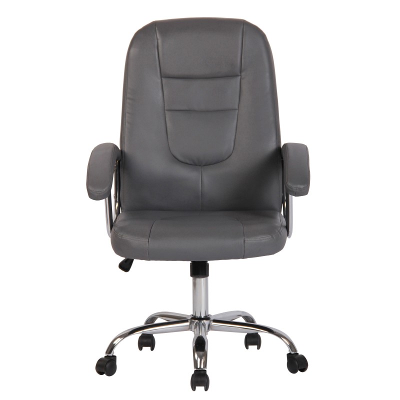 Silla de oficina gris Reedville