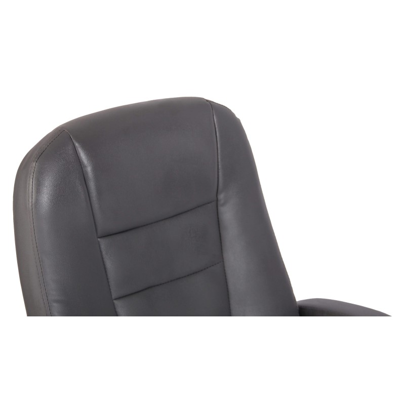 Silla de oficina gris Reedville