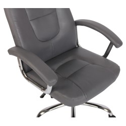 Silla de oficina gris Reedville
