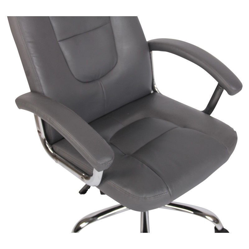 Silla de oficina gris Reedville
