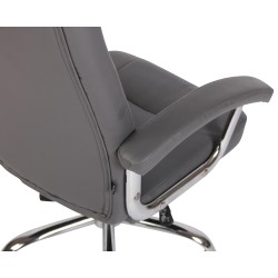 Silla de oficina gris Reedville