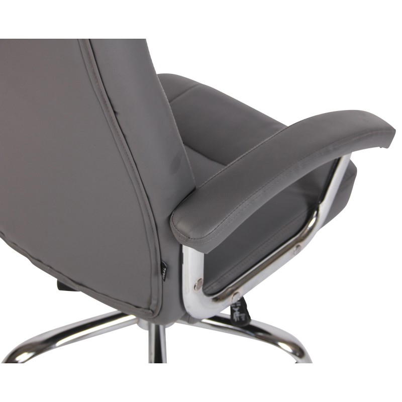 Silla de oficina gris Reedville