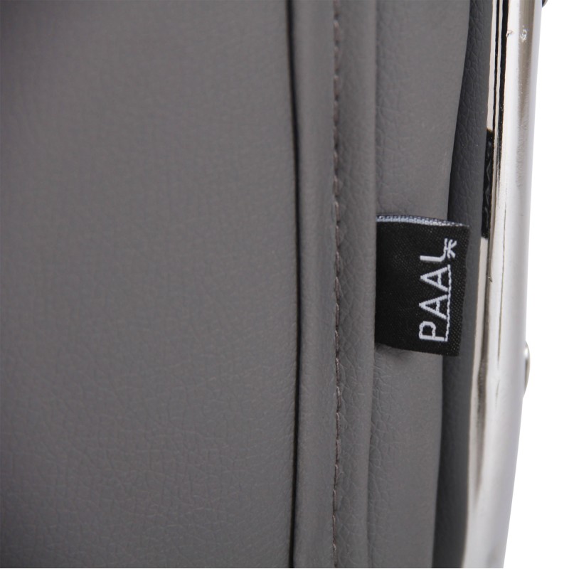 Silla de oficina gris Reedville