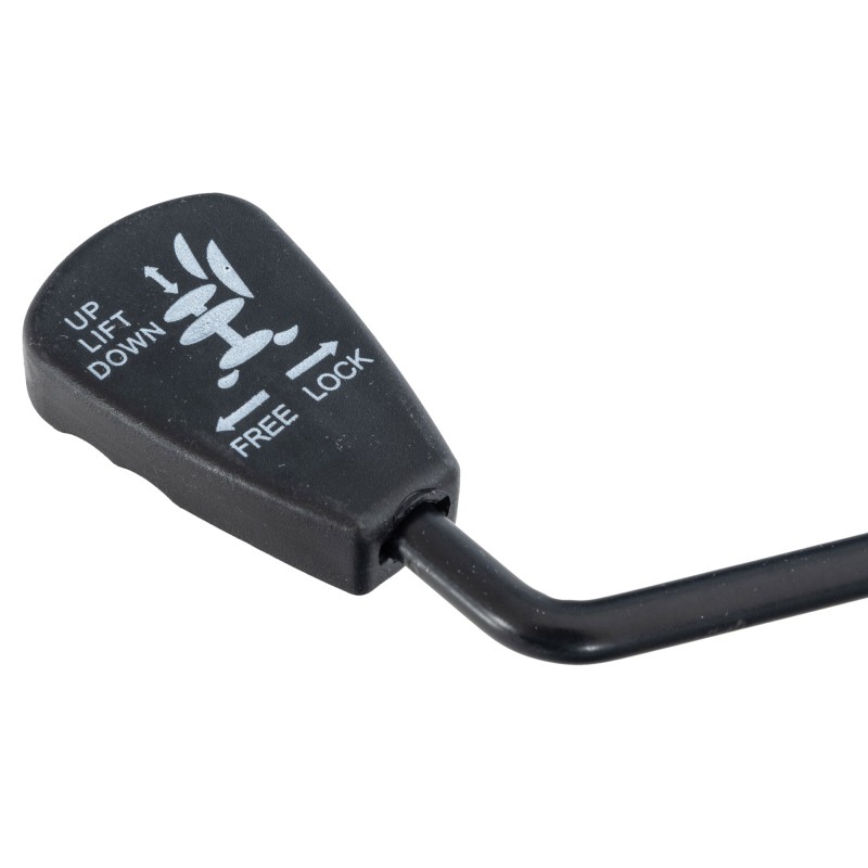 Silla de oficina negra con asiento montado