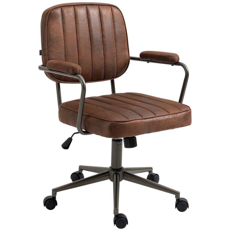 Silla de oficina Natrona color coñac