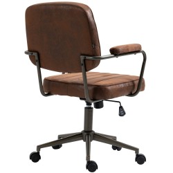 Silla de oficina Natrona color coñac