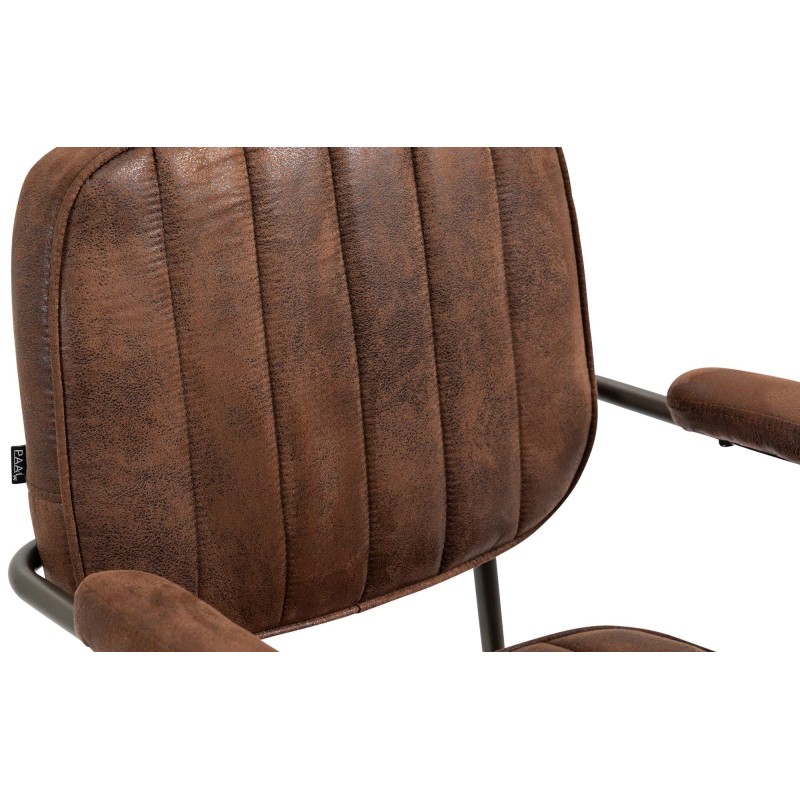 Silla de oficina Natrona color coñac