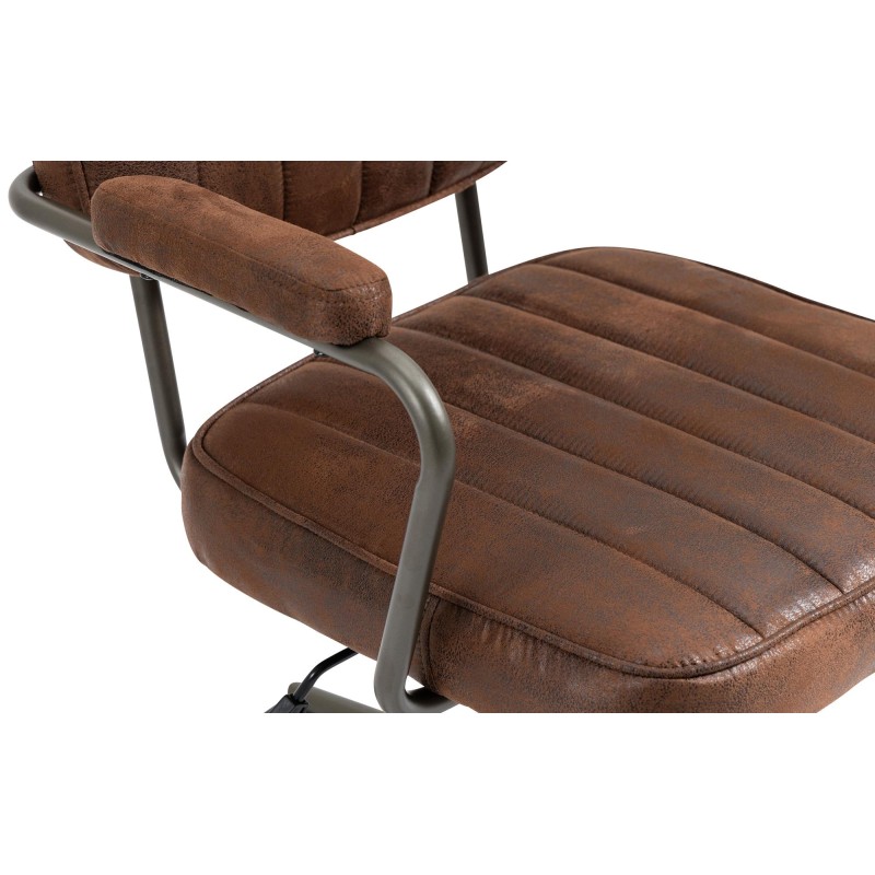 Silla de oficina Natrona color coñac