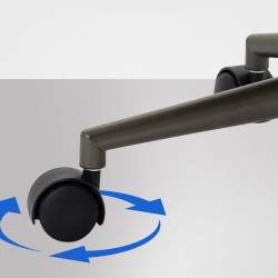 Silla de oficina Pocatello color coñac