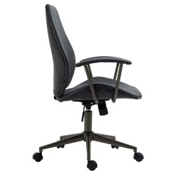 Silla de oficina negra antigua Nampa