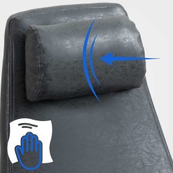 Silla de oficina Pocatello antigua negra