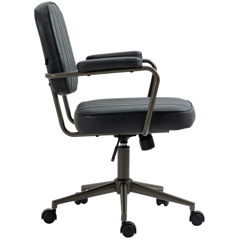 Silla de oficina Natrona antigua negra