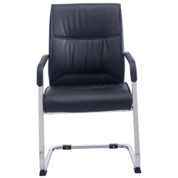 Juego de 2 sillas cantilever negras Anubis XL