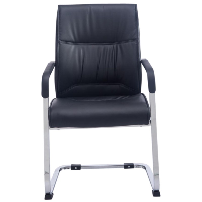 Juego de 2 sillas cantilever negras Anubis XL