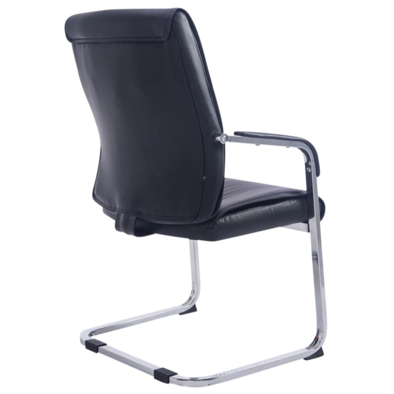 Juego de 2 sillas cantilever negras Anubis XL