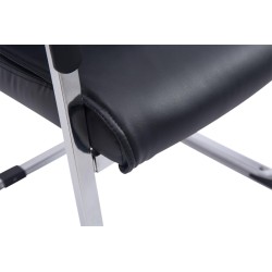Juego de 2 sillas cantilever negras Anubis XL