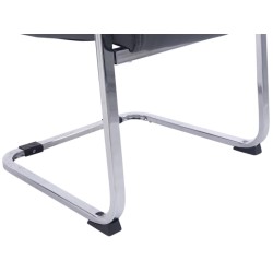 Juego de 2 sillas cantilever Anubis XL en gris