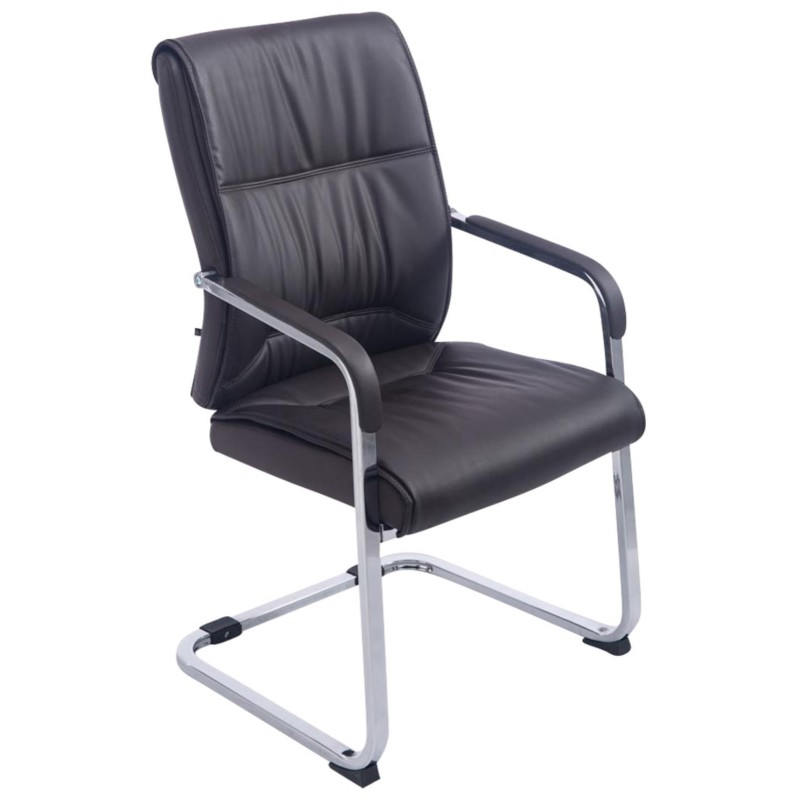 Juego de 2 sillas cantilever Anubis XL en color marrón