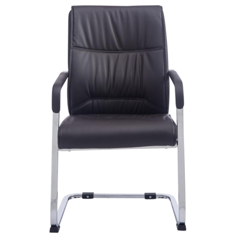 Juego de 2 sillas cantilever Anubis XL en color marrón