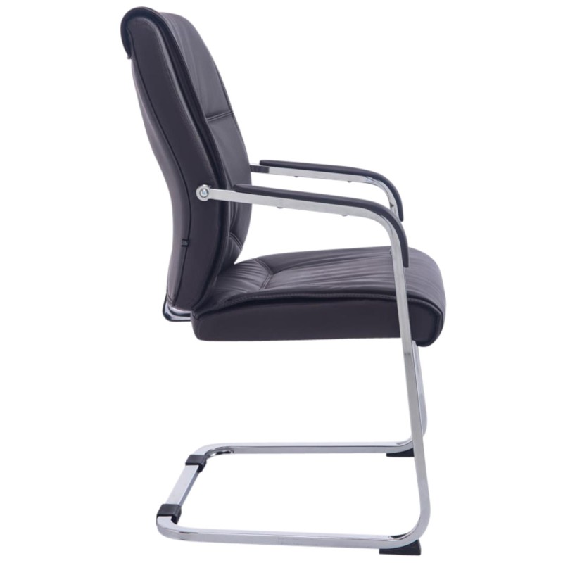 Juego de 2 sillas cantilever Anubis XL en color marrón