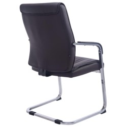 Juego de 2 sillas cantilever Anubis XL en color marrón